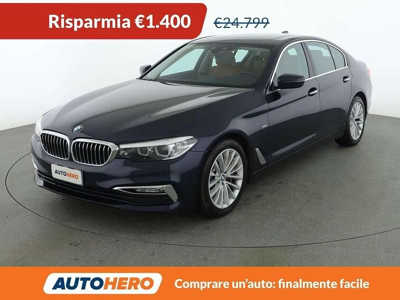 Usata BMW 530 Luxury Line 265 CV (194 kW) 2017 Blu/azzurro Berlina
