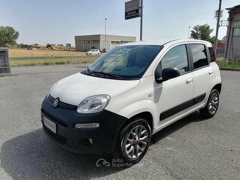 Usata Fiat Panda 4x4 Pop 85 CV (62 kW) 2019 Bianco pastello Utilitaria