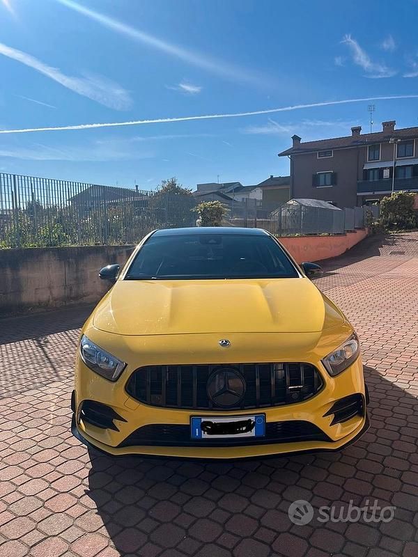 Usata Mercedes A35 AMG AMG 380 CV (279 kW) 2019 Giallo Berlina