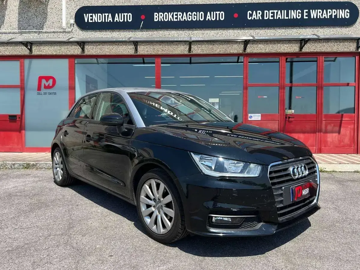 Usata Audi A1 Sportback Design 90 CV (66 kW) 2016 Nero Utilitaria