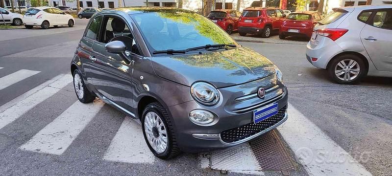 Usata Fiat 500 Lounge 69 CV (50 kW) 2017 Grigio scuro metallizzato Utilitaria