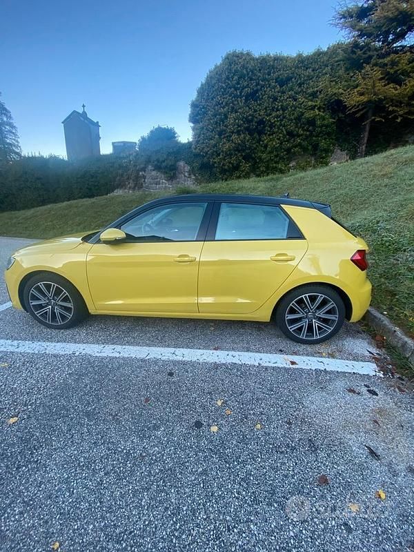 Usata Audi A1 Sportback 95 CV (69 kW) 2019 Giallo Utilitaria