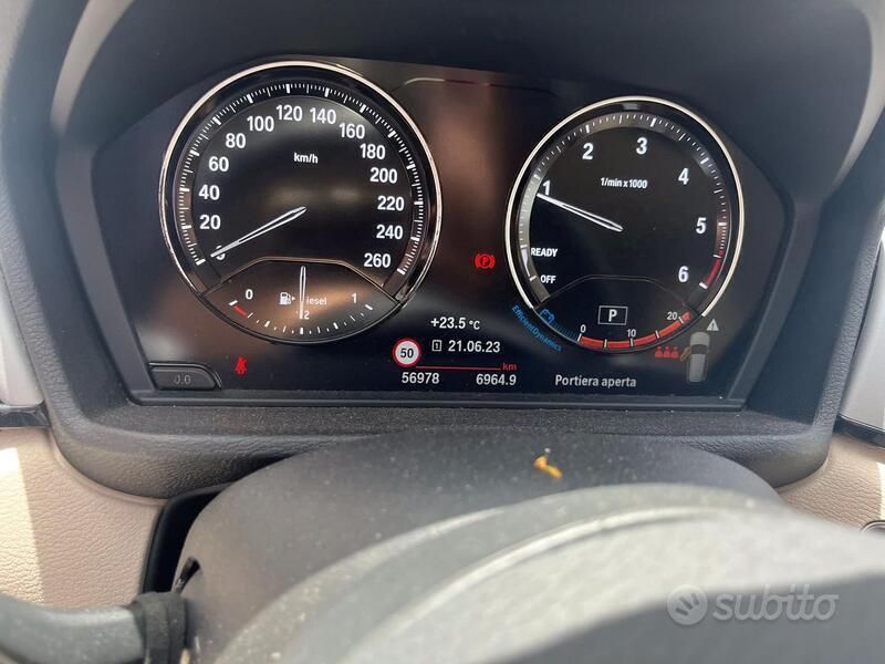 Usata BMW X1 Efficient Dynamics 150 CV (110 kW) 2019 Blu SUV