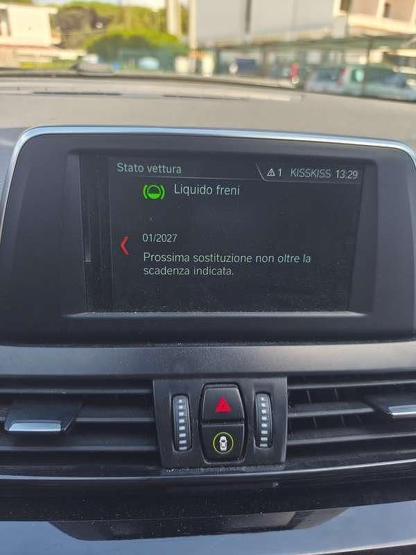 Usata BMW 214 Active Tourer Advantage 95 CV (69 kW) 2017 Bianco Monovolume