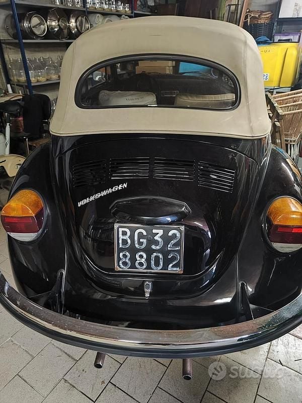 Usata VW Beetle Cabriolet 1970 Nero Cabrio