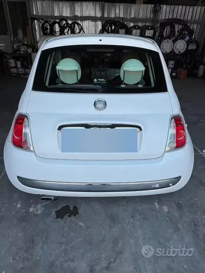 Usata Fiat 500 69 CV (50 kW) 2008 Bianco Berlina
