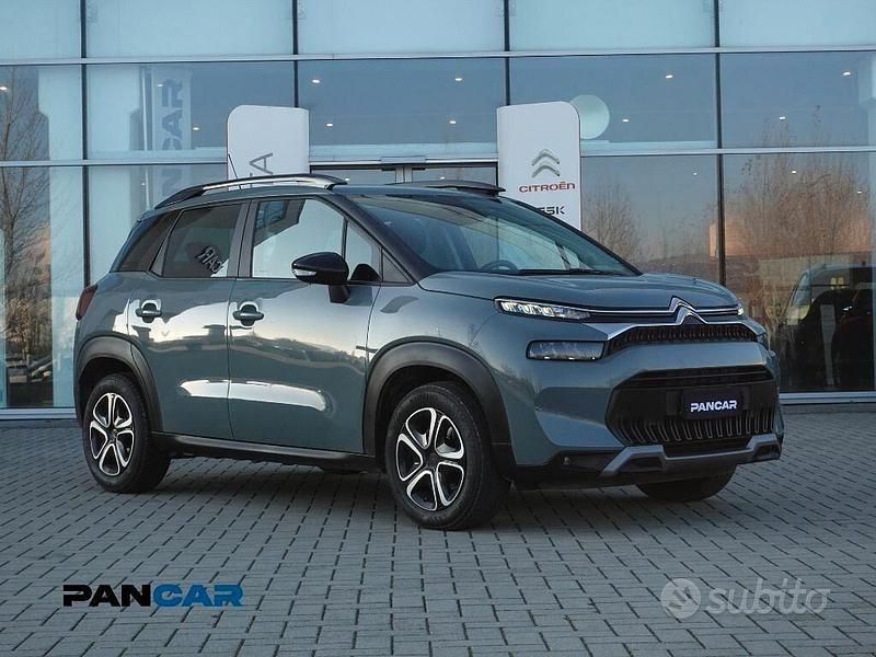 Verde Usata 2021 Citroën C3 Aircross PureTech SUV | 13.900 € (Buon prezzo) - Immagine 1/4
