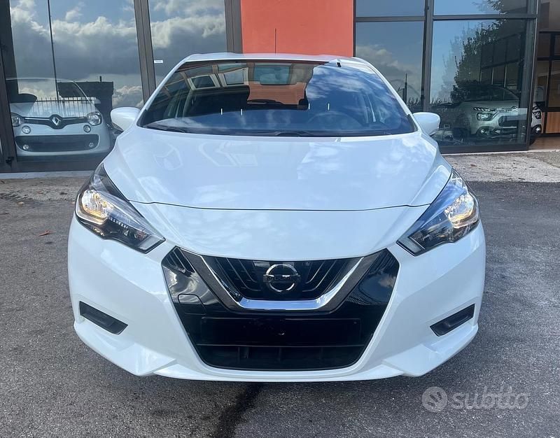Usata Nissan Micra Tekna 90 CV (66 kW) 2019 Bianco Utilitaria