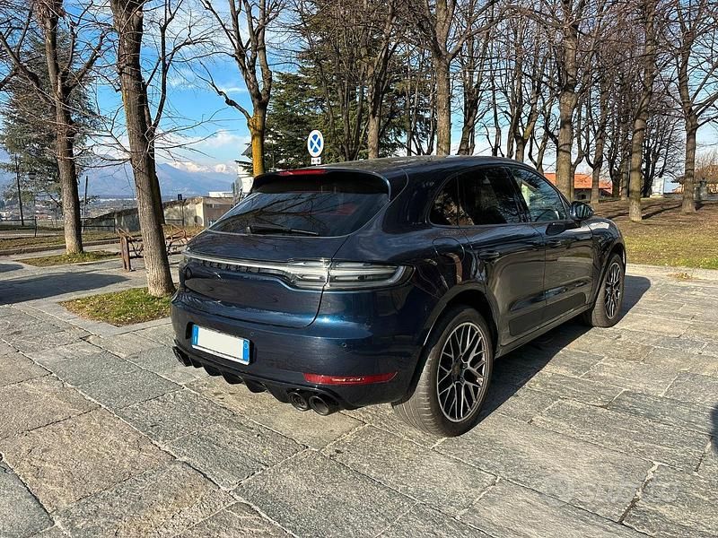 Usata Porsche Macan Sport 245 CV (180 kW) 2020 Blu SUV