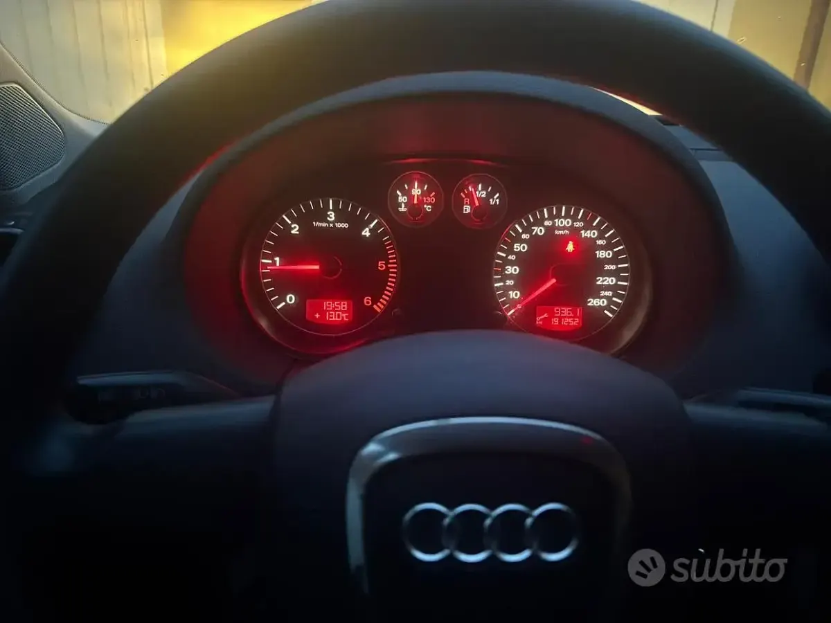 Usata Audi A3 105 CV (77 kW) 2008 Nero Utilitaria