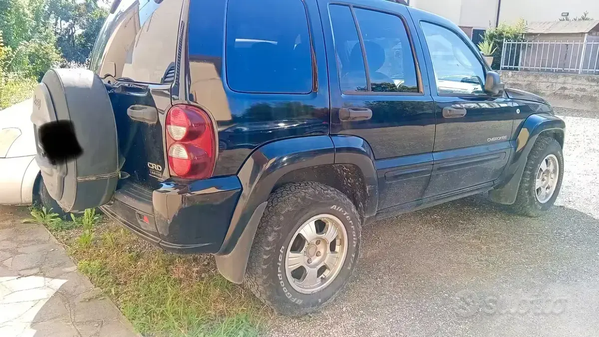 Usata Jeep Cherokee Limited 143 CV (105 kW) 2004 Nero SUV