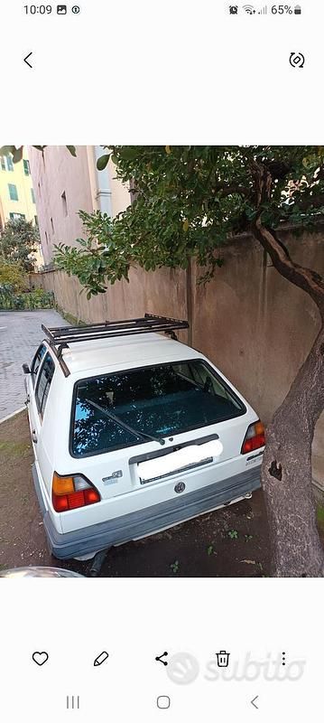 Usata VW Golf II 1990 Bianco Utilitaria