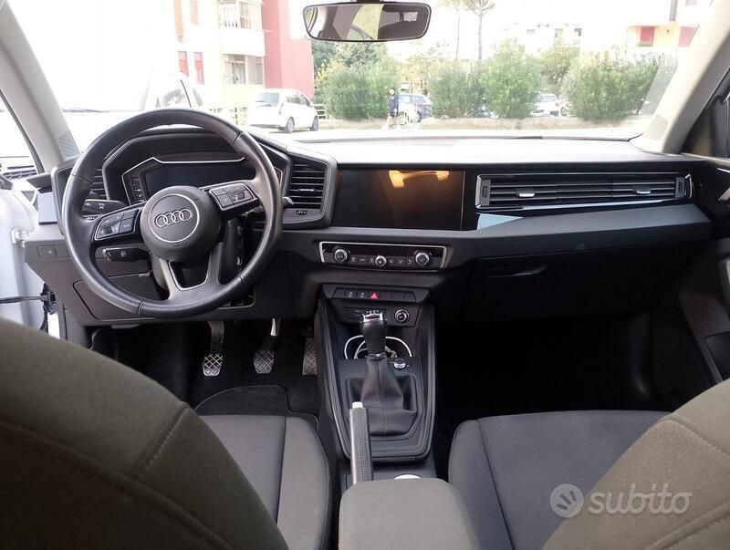 Usata Audi A1 90 CV (66 kW) 2019 Bianco Utilitaria