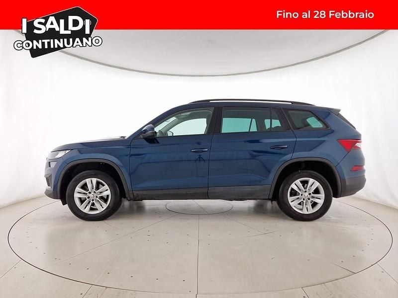 Usata Skoda Kodiaq Executive 150 CV (110 kW) 2022 Blu lava metallizzato SUV