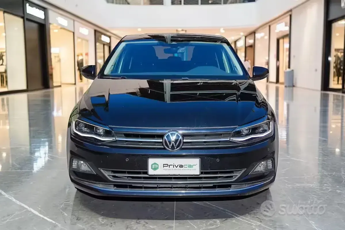 Usata VW Polo Highline 90 CV (66 kW) 2021 Nero Utilitaria