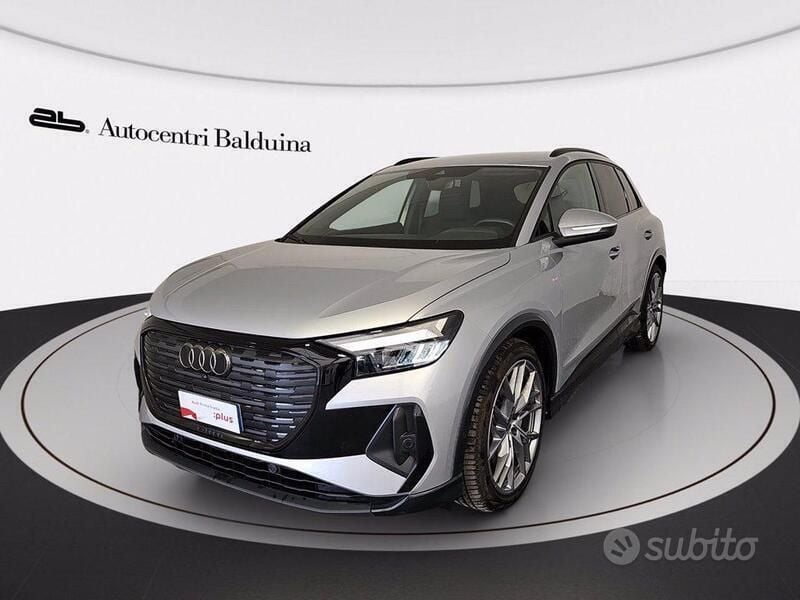Argento floret metallizzato Usata 2023 Audi Q4 e-tron S-Line SUV | 45.600 € (Ottimo prezzo) - Immagine 1/4