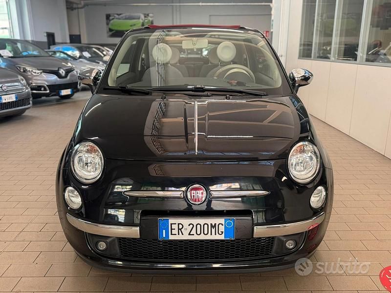 Usata Fiat 500C Lounge 69 CV (50 kW) 2013 Nero Cabrio