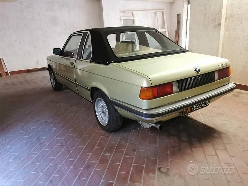 Usata BMW 320 122 CV (89 kW) 1980 Verde Cabrio