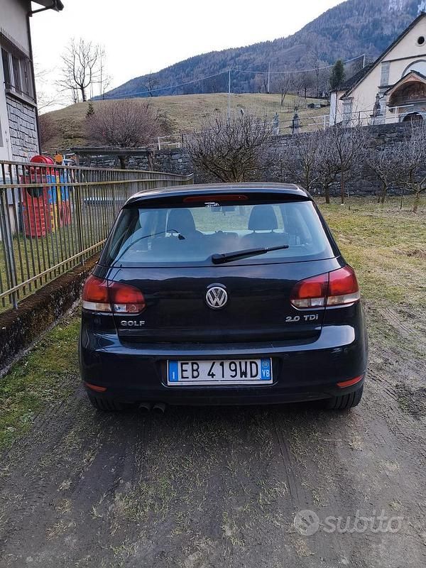 Usata VW Golf VI 140 CV (102 kW) 2010 Nero Utilitaria