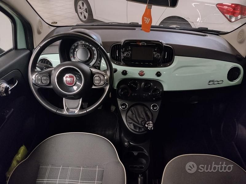 Usata Fiat 500 Lounge 69 CV (50 kW) 2018 Verde Berlina