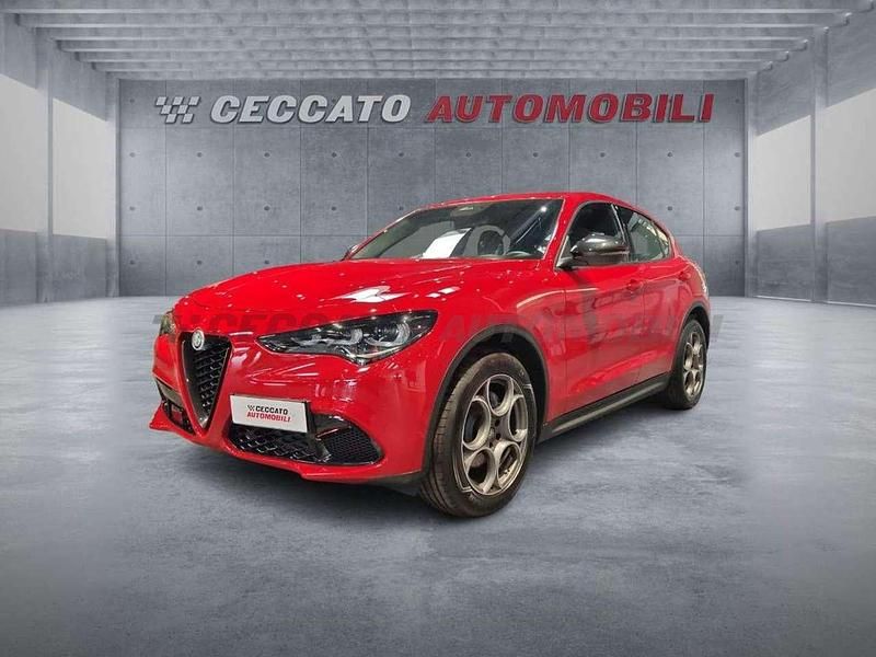 Rosso Usata 2024 Alfa Romeo Stelvio Sprint SUV | 47.100 € (Molto cara) - Immagine 1/4