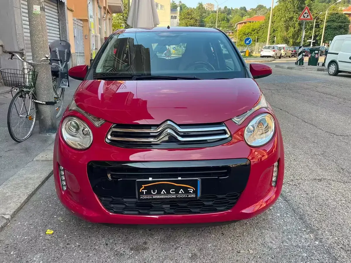 Usata Citroën C1 Feel 69 CV (50 kW) 2017 Rosso Utilitaria
