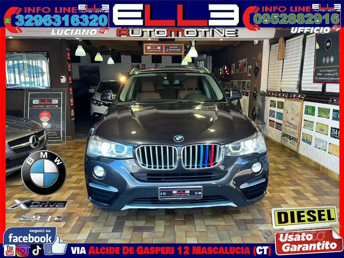 Usata BMW X4 xLine 190 CV (139 kW) 2017 Grigio SUV