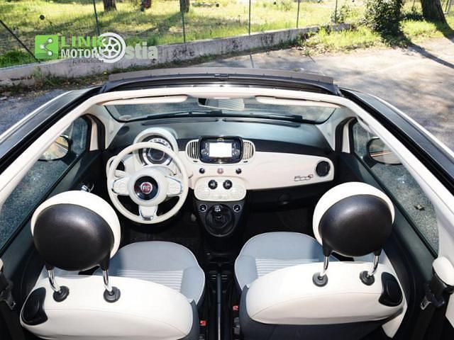 Usata Fiat 500C Collezione 69 CV (50 kW) 2018 Beige Cabrio