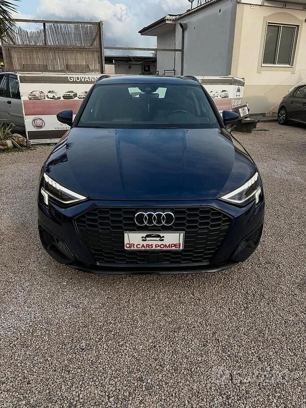Usata Audi A3 150 CV (110 kW) 2020 Blu Berlina