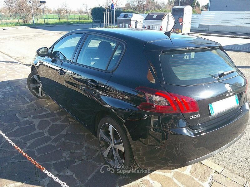 Usata Peugeot 308 Allure 131 CV (96 kW) 2019 Nero Berlina