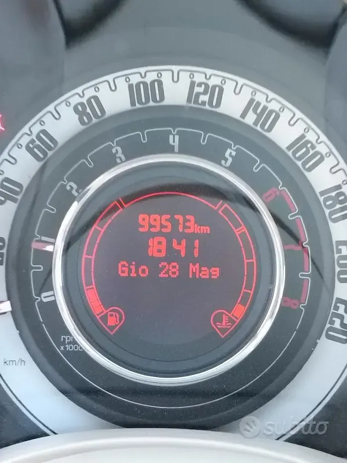 Usata Fiat 500 Pop 69 CV (50 kW) 2011 Blu Utilitaria