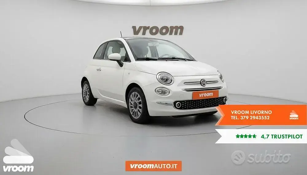 Usata Fiat 500 Riva 95 CV (69 kW) 2016 Bianco Utilitaria