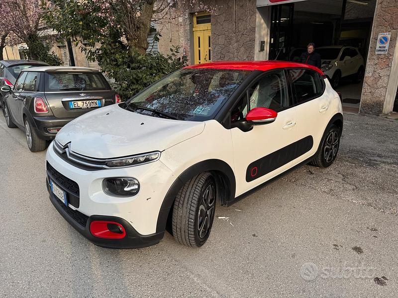 Usata Citroën C3 101 CV (74 kW) 2019 Bianco Utilitaria
