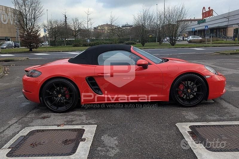 Usata Porsche 718 Boxster 350 CV (257 kW) 2016 Arancione Cabrio