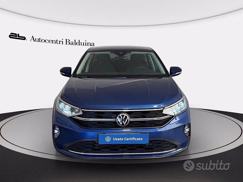 Usata VW Taigo Life 110 CV (80 kW) 2024 Blue reef metalizzato SUV