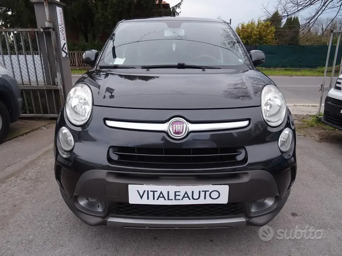 Usata Fiat 500L Trekking 85 CV (62 kW) 2015 Grigio Monovolume