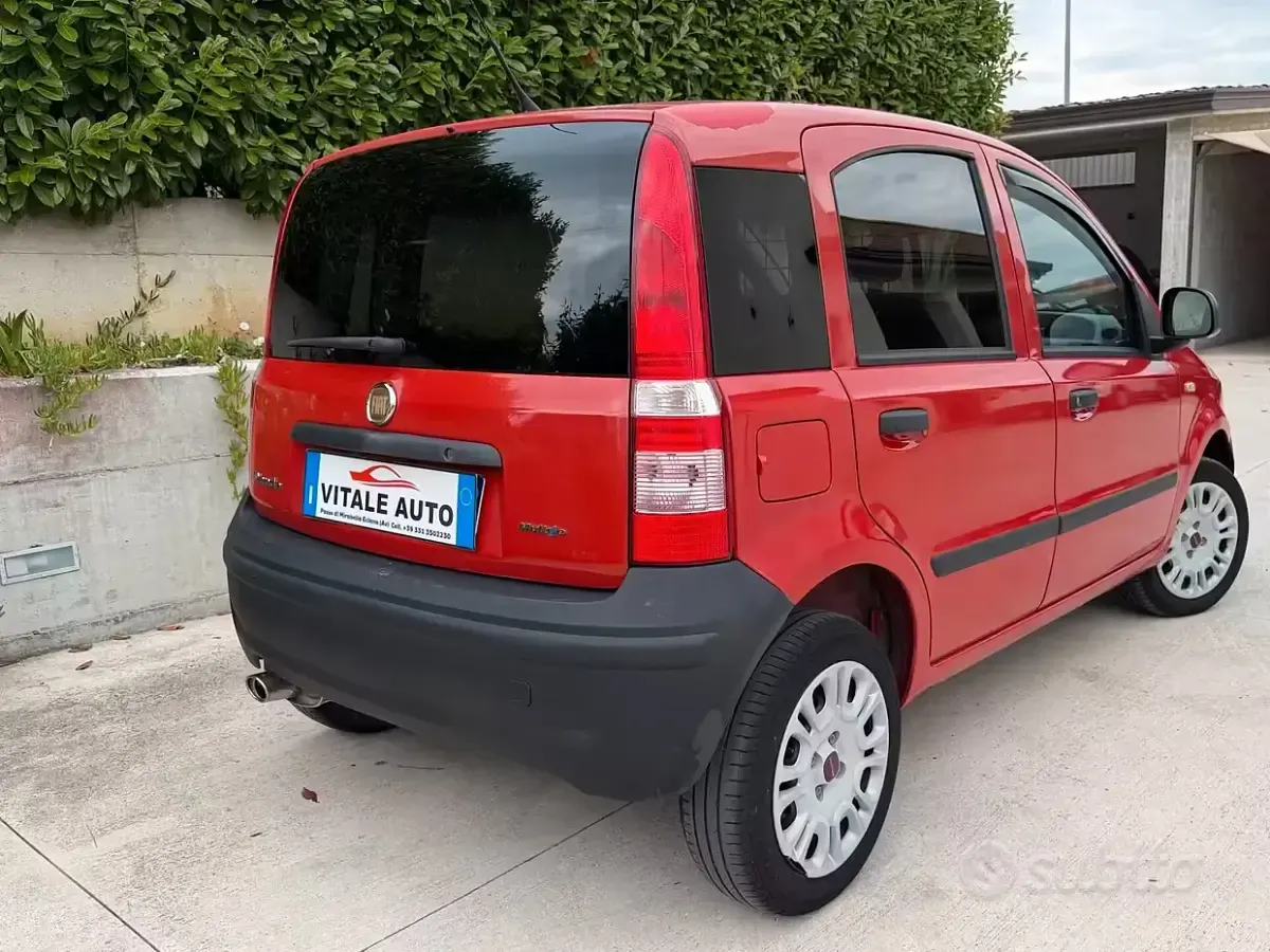 Usata Fiat Panda Active 75 CV (55 kW) 2008 Rosso Utilitaria