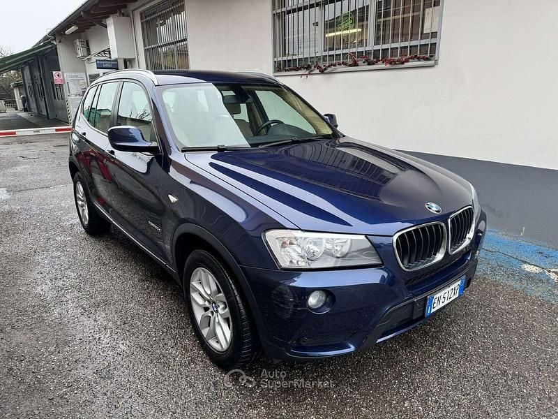Usata BMW X3 184 CV (135 kW) 2012 Blu/azzurro SUV