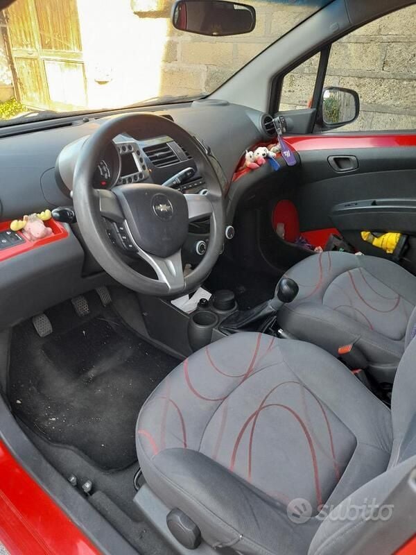 Usata Chevrolet Spark LT 81 CV (59 kW) 2010 Rosso Utilitaria