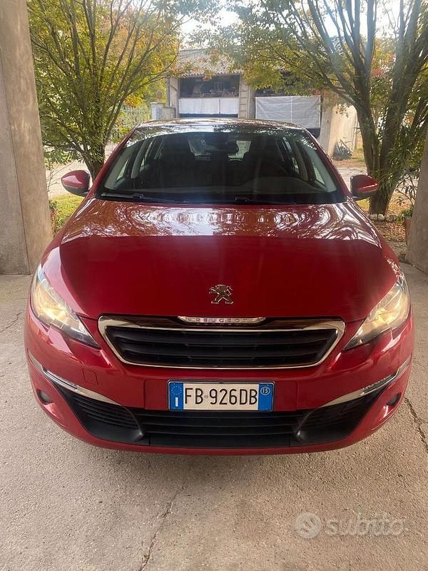 Usata Peugeot 308 2015 Rosso Berlina