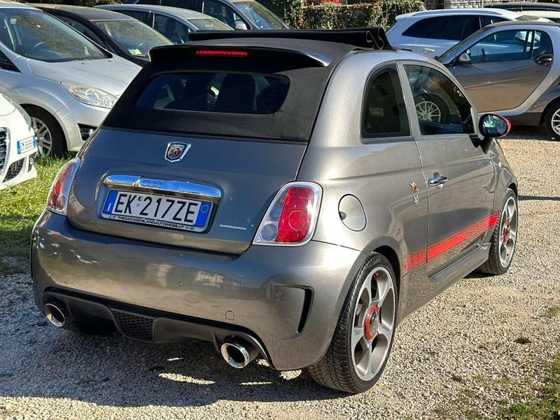 Usata Abarth 595C Turismo 160 CV (117 kW) 2012 Grigio Cabrio