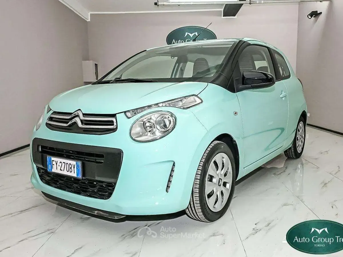 Usata Citroën C1 Shine 72 CV (52 kW) 2019 Verde Utilitaria