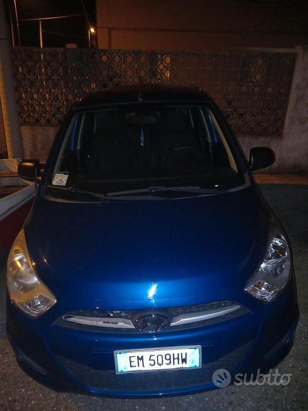 Usata Hyundai i10 2008 Blu Utilitaria