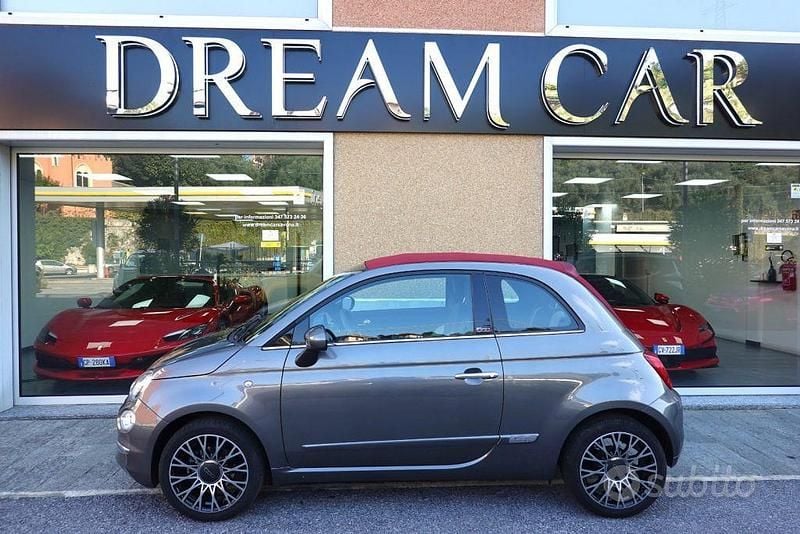 Usata Fiat 500C Dolcevita 70 CV (51 kW) 2021 Grigio metallizzato Cabrio