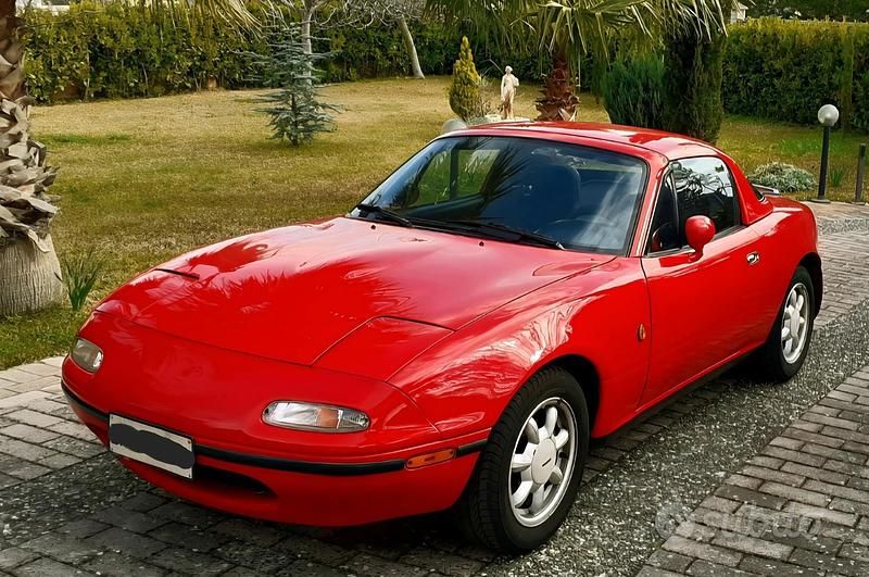 Usata Mazda MX5 116 CV (85 kW) 1990 Rosso Cabrio