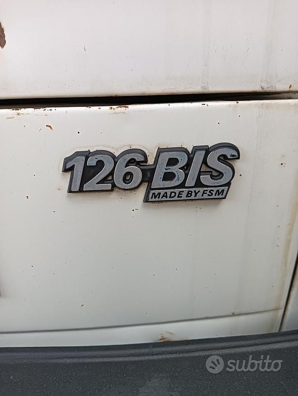 Usata Fiat 126 25 CV (18 kW) 1989 Bianco Utilitaria