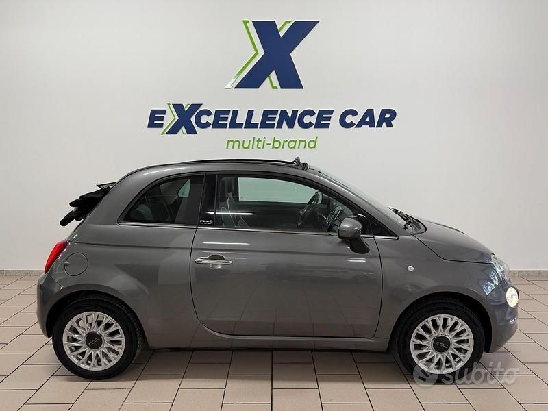 Usata Fiat 500C Lounge 69 CV (50 kW) 2016 Grigio Cabrio