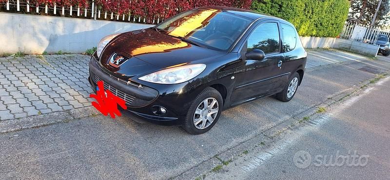Usata Peugeot 206 60 CV (44 kW) 2009 Nero Berlina