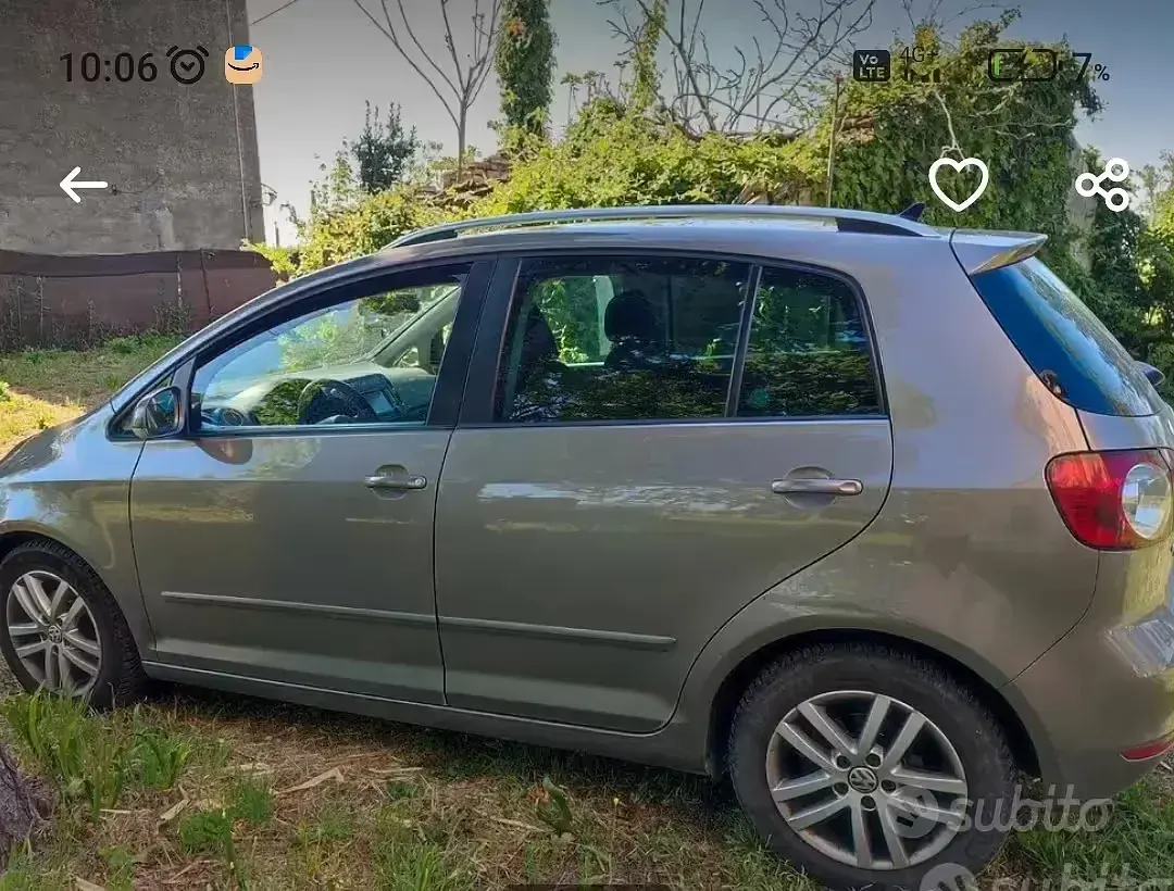 Usata VW Golf Plus 105 CV (77 kW) 2009 Marrone Monovolume