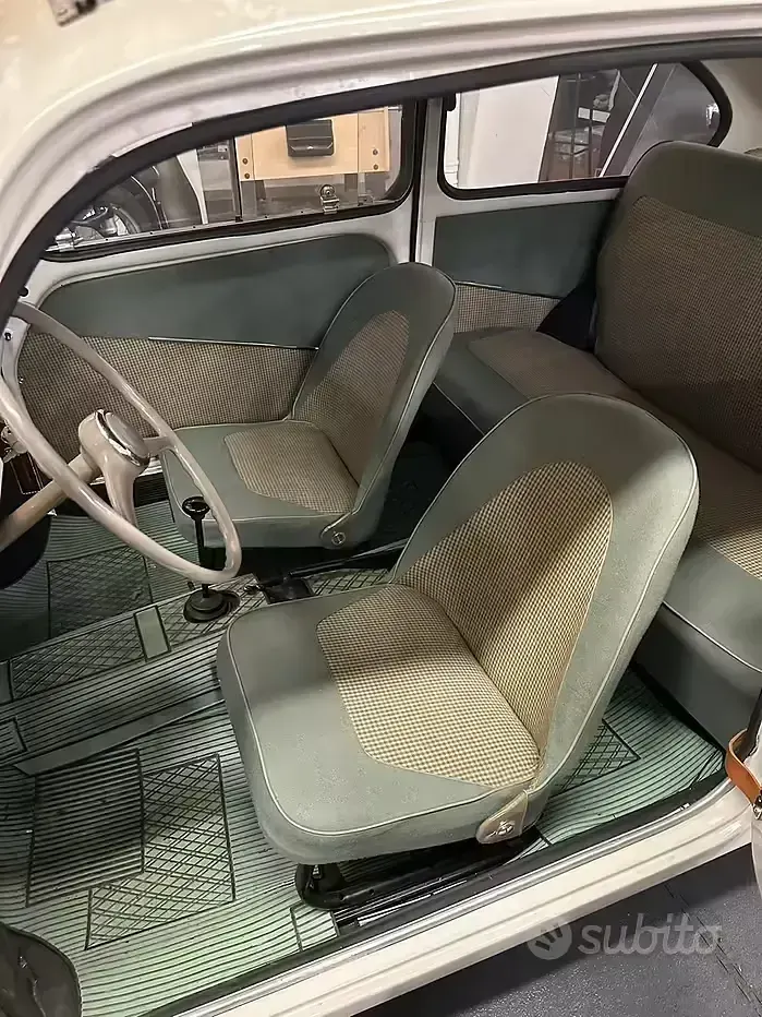 Usata Fiat 600 1950 Bianco Utilitaria